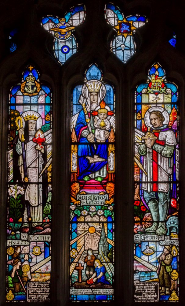 Remembrance Window Charles Newton and Reginald Holland