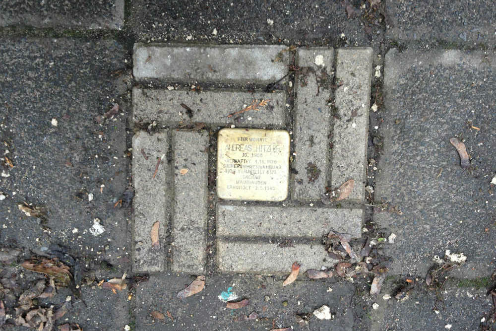 Stumbling Stone Seuffertstraße 5 #1
