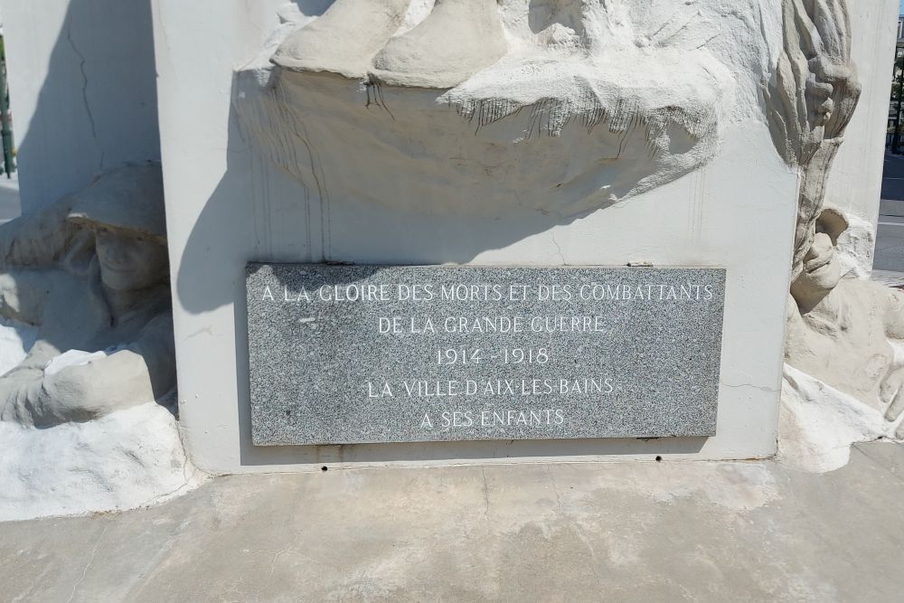 Oorlogsmonument Aix-les-Bains #5