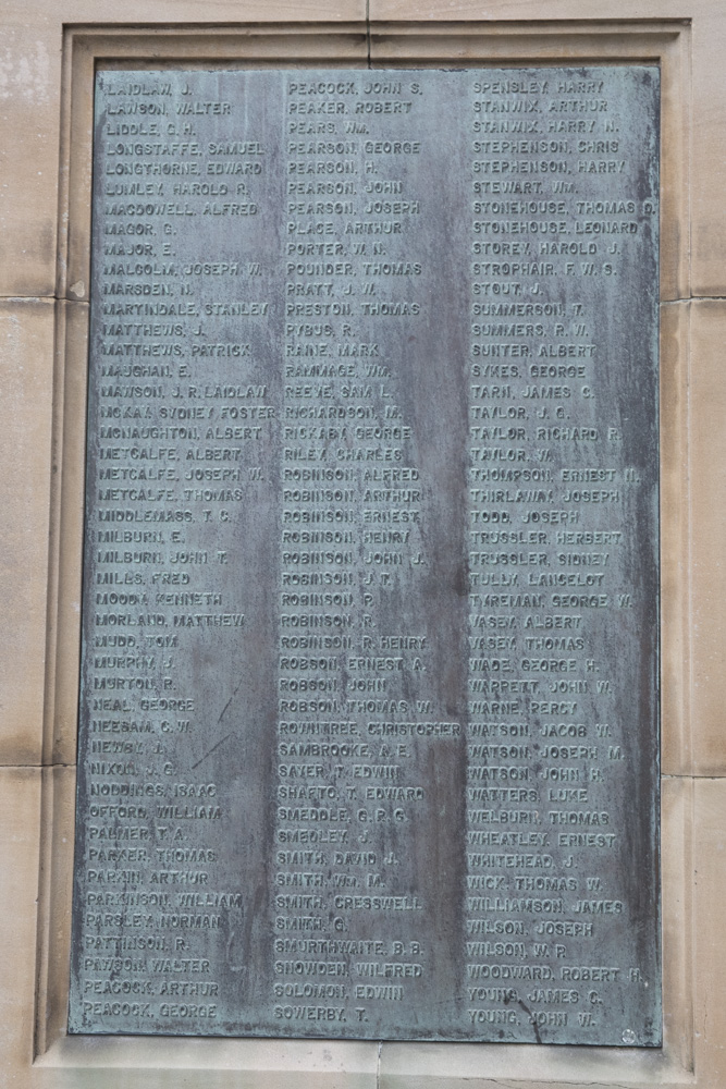 War Memorial Shildon #3