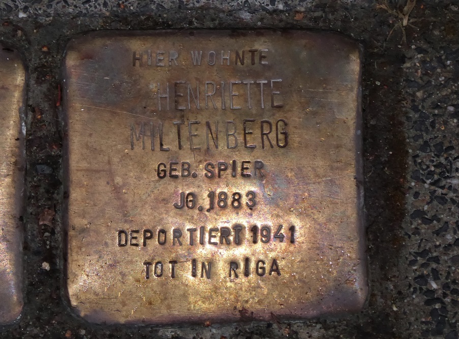 Stolpersteine Sdstrae 30 #3