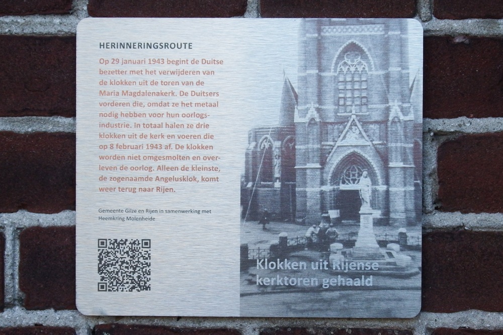 Memory Route World War ll Clocks Taken From The Church Tower in Rijen