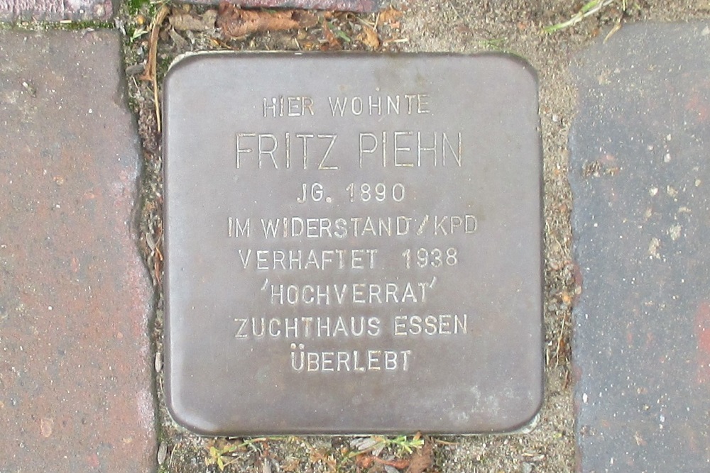 Stolperstein Schnedermannstraße 103 #2