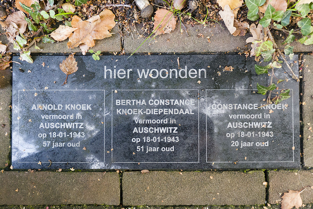 Memorial Stone Groen van Prinstererlaan 21