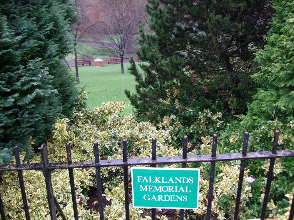 Falklands Memorial Gardens Edinburgh Tracesofwar Com