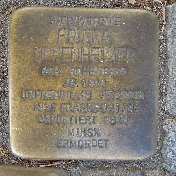 Stolpersteine Rodensteinstraße 106 #2
