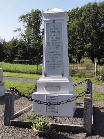 Oorlogsmonument Eccles