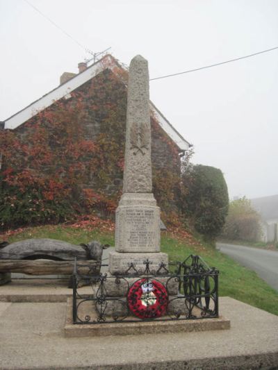 Oorlogsmonument Llanfihangel-Yng-Ngwynfa #1