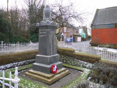 Oorlogsmonument Clare Vale