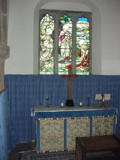 War Memorial Window St. Gennys Parish #1