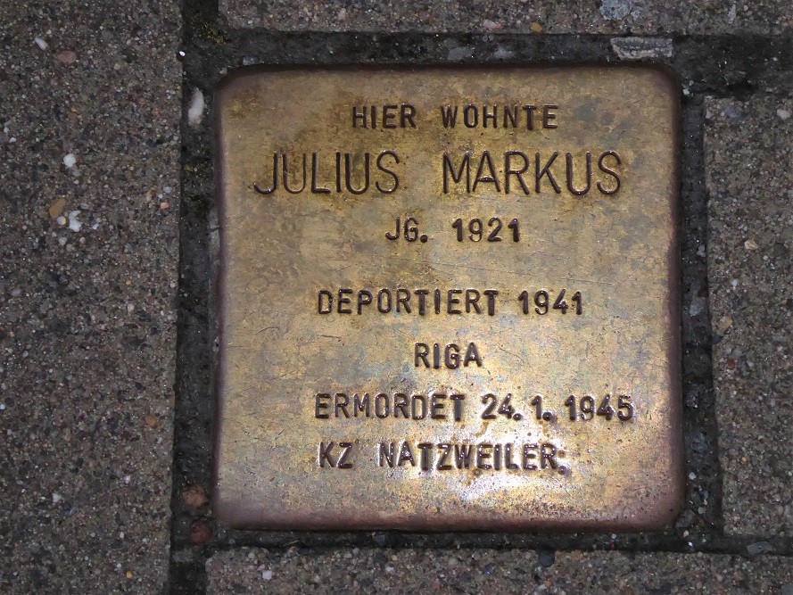 Stolpersteine Lotharingerstrae 1 #3