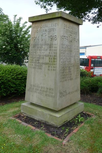 Oorlogsmonument Tittingdorf #2