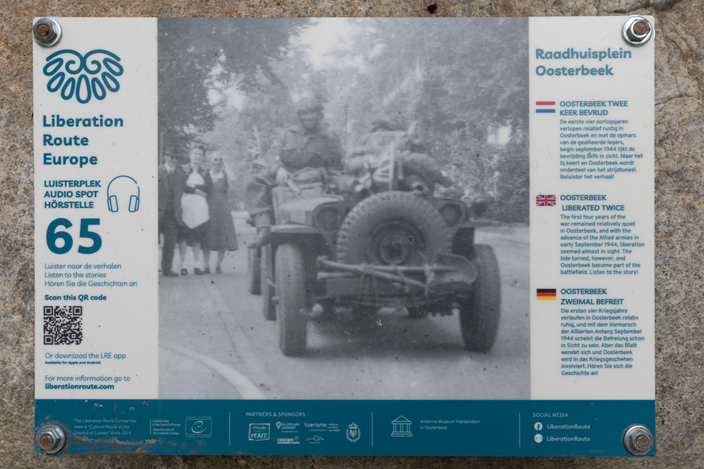Liberation Route Marker 065: Oosterbeek liberated twice #2