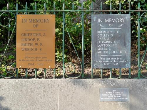 War Memorial Guilden Sutton #1