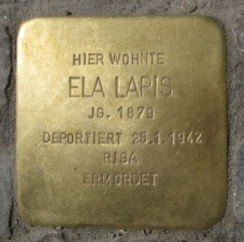 Stolperstein Motzstraße 83
