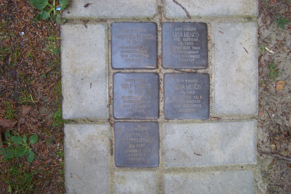 Stumbling Stones Jewish Cemetery Friedhof Ohlsdorf Hamburg #1