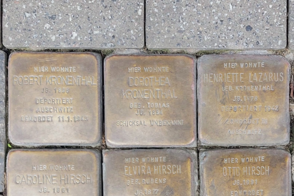 Stolpersteine Engerserstraße. 6 #3