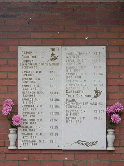 Memorial Heroes of the Soviet Union #1