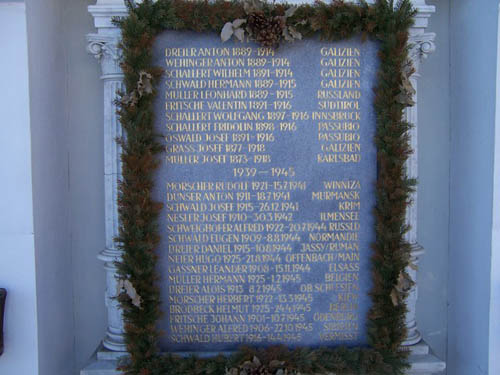 War Memorial Bürserberg #2