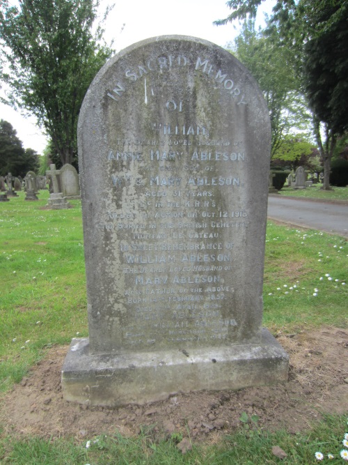 Herdenkingsteksten Guisborough Cemetery