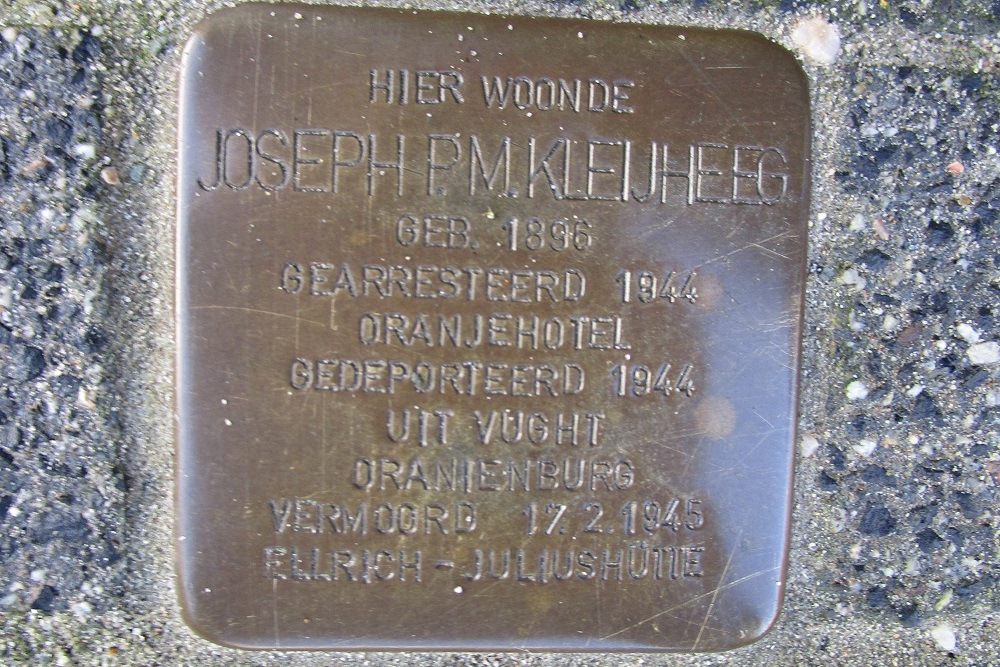 Stolperstein Van Lansbergestraat 100 #2