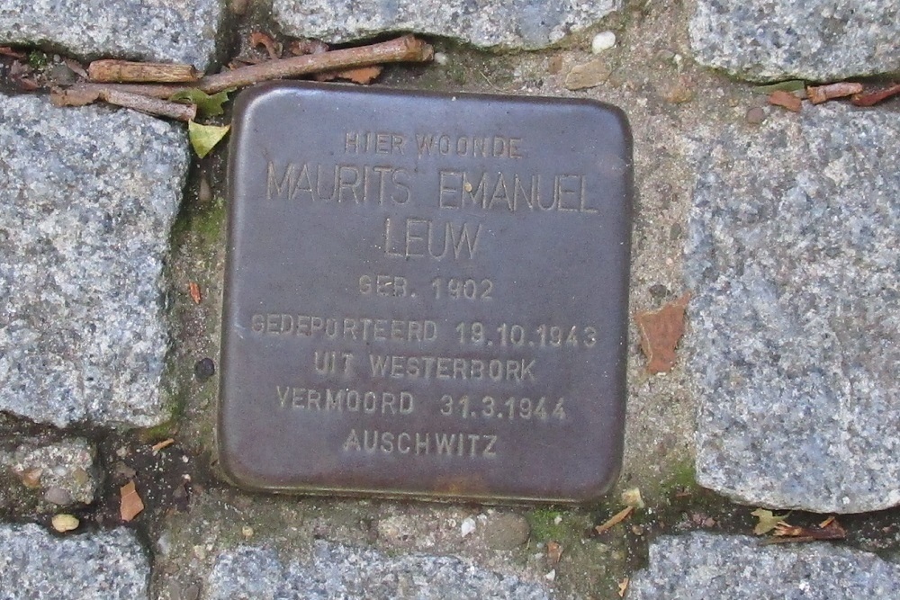 Stolperstein Burgvlietkade 60 #2