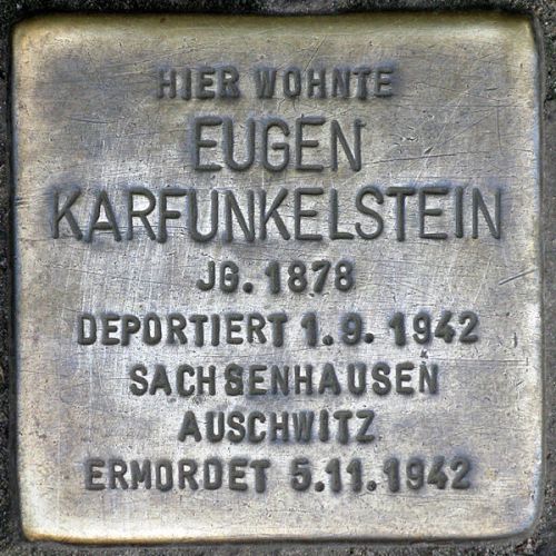 Stumbling Stones Sonntagstraße 11 #2