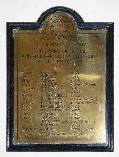 War Memorial St. Michael's Church #1