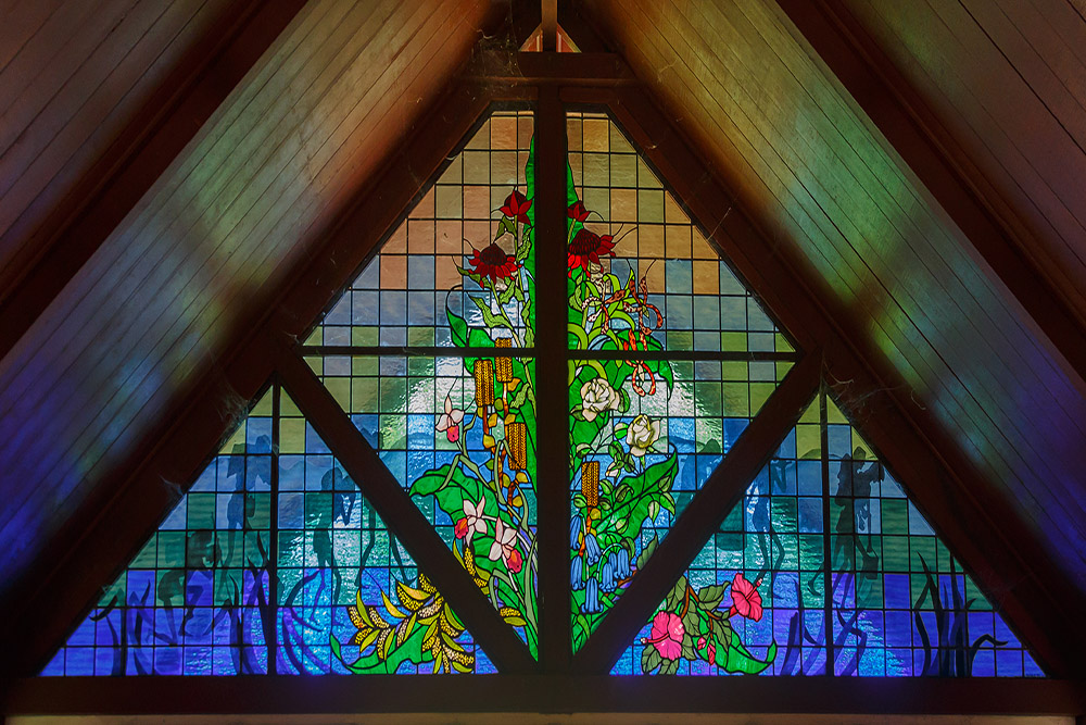 Remembrance Window Prisoners of War Camp Sandakan #1