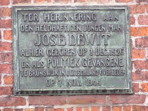 Gedenkteken José Dewit Brugge