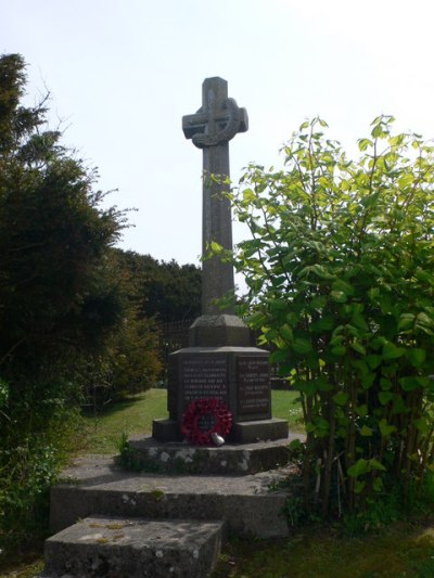 Oorlogsmonument Llangaffo #1