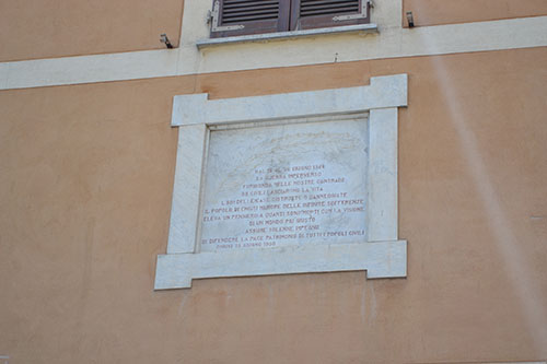 Memorial Victims Battle of Chiusi