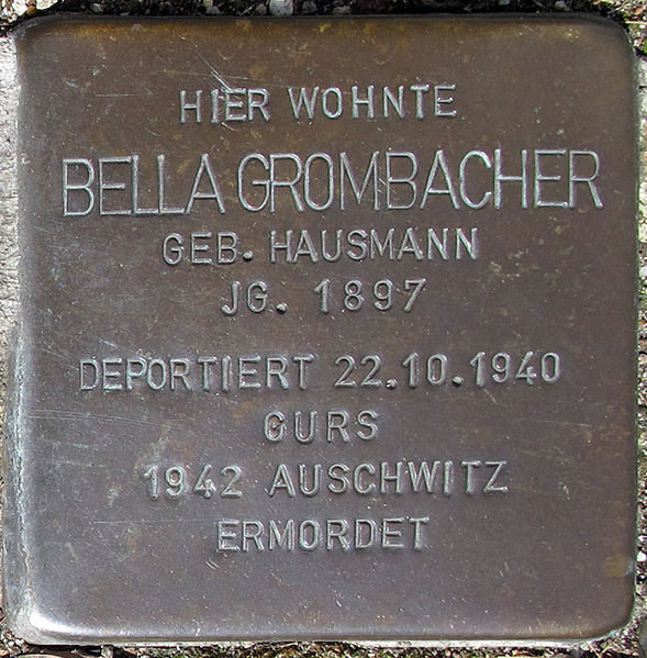 Stolpersteine Hauptstrae 52 #1