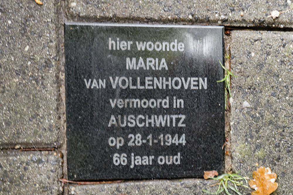 Memorial Stone Van Campenstraat 15 #1