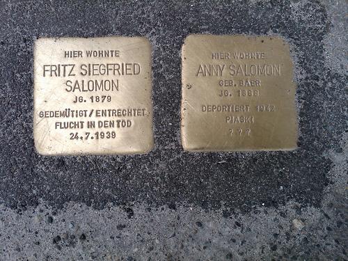 Stolpersteine Kaiserstrae 37 #1