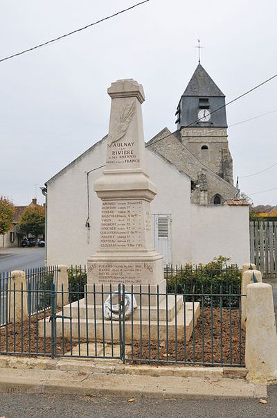 War Memorial Aulnay-la-Rivire #1