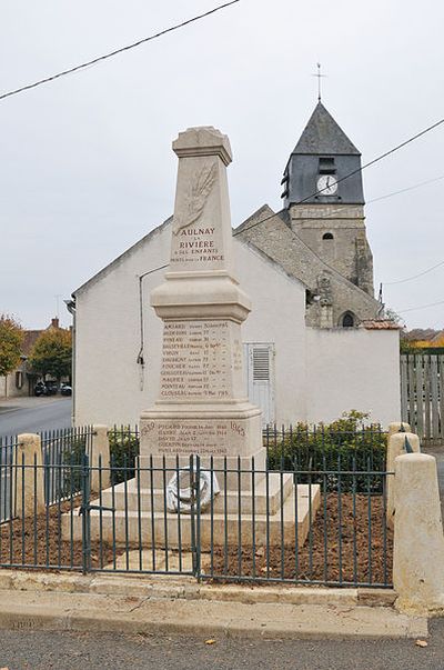 Oorlogsmonument Aulnay-la-Rivire #1