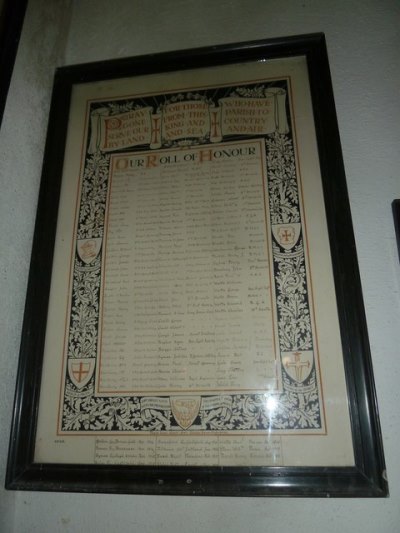 Roll of Honour St. Mary Church #1