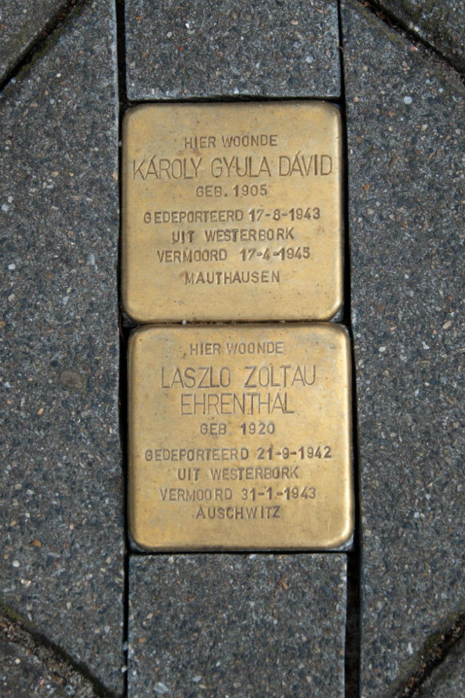 Stolpersteine Kromstraat 2 #1