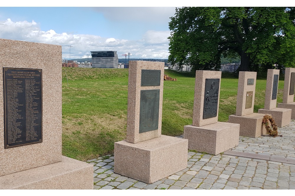 Gedenktekens Noorse Soldaten Oslo #1