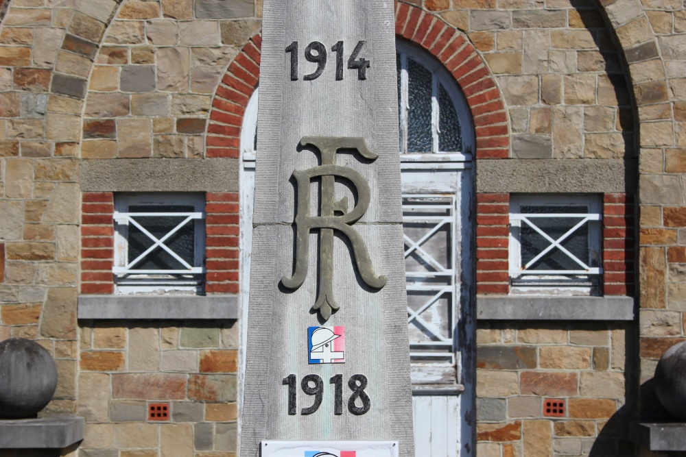 Monument Franse Oorlogsslachtoffers Hamoir	 #2
