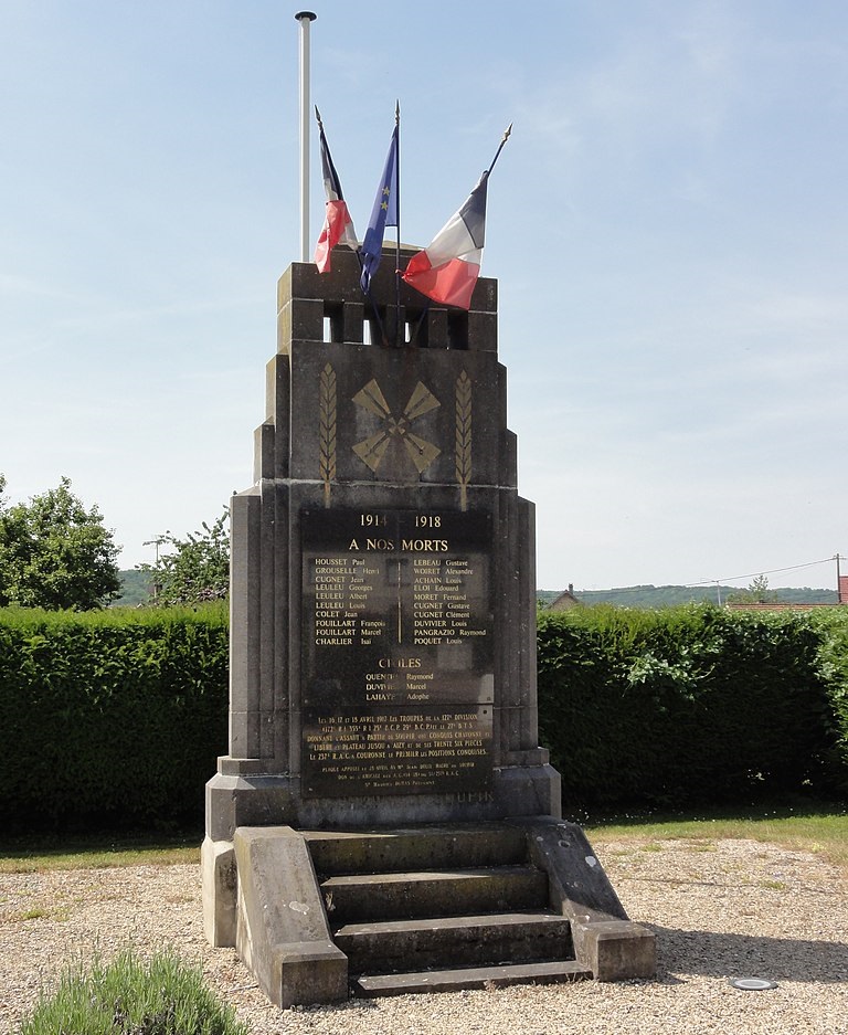Monument Eerste Wereldoorlog Soupir #1