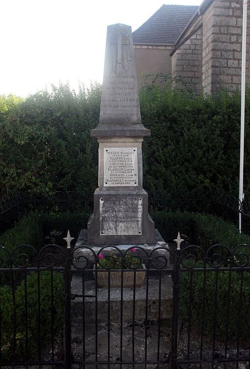 Oorlogsmonument Naisey-les-Granges