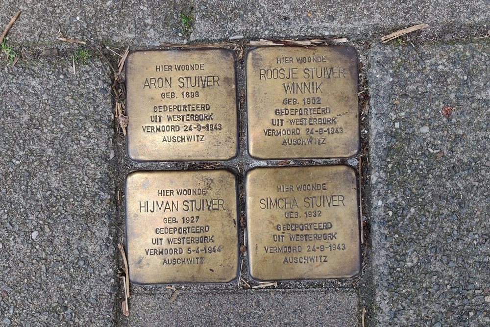 Stolpersteine Ruyschstraat 118 #1