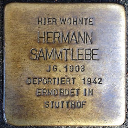 Stumbling Stone Rickmersstraße 13 #1