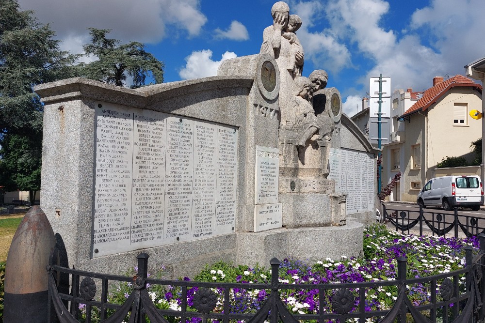 Oorlogsmonument Chazelles sur Lyon #4