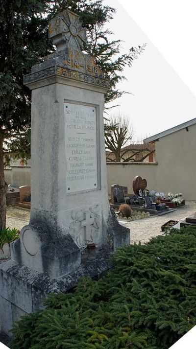 Oorlogsmonument Moncetz-l'Abbaye #1