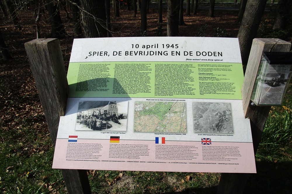 Monument Fusillade 10 april 1945 Spier #5