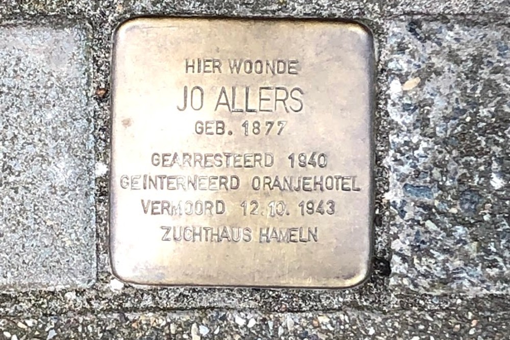 Stolperstein De Perponcherstraat 94 #1