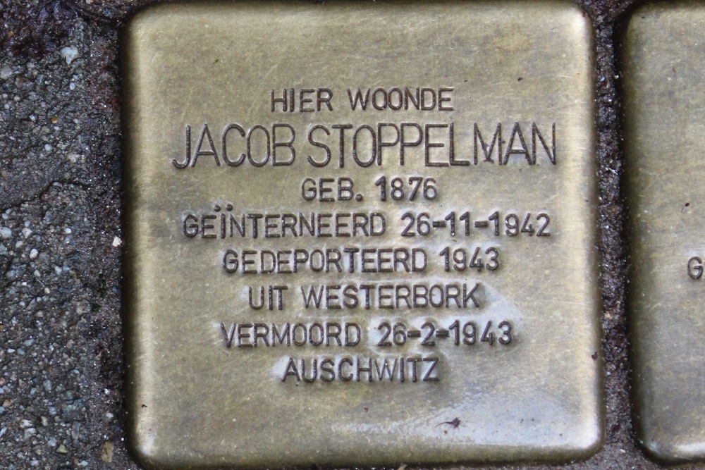 Stolpersteine Marcusstraat 19 #2